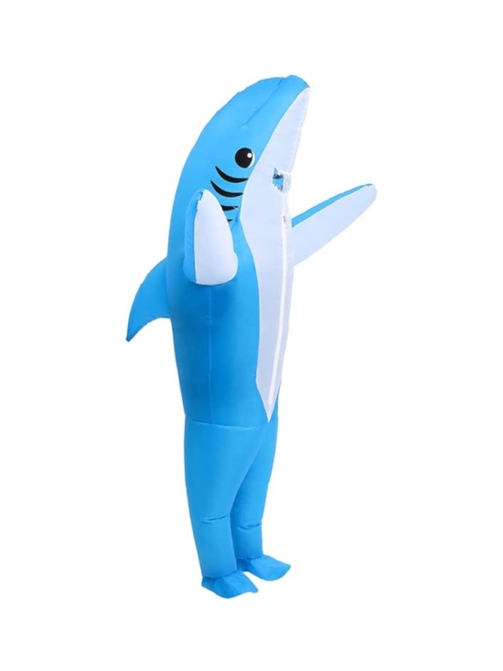 Blue Shark Halloween Inflatable blow up Costume size large adult